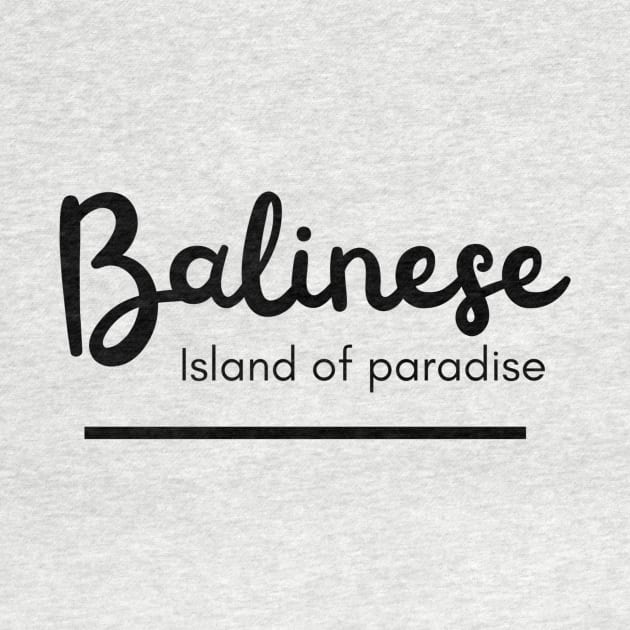 Balinese island of paradise tshirt by pouoQ